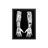 Half Sleeve N1  Framed print