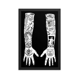 Half Sleeve N1  Framed print