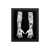 Half Sleeve N1  Framed print