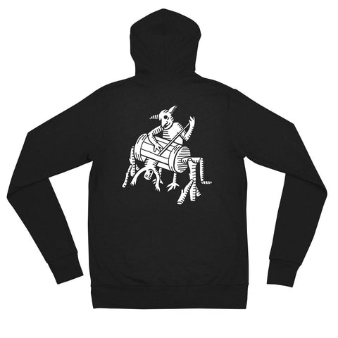 Demons at Work zip hoodie jacket