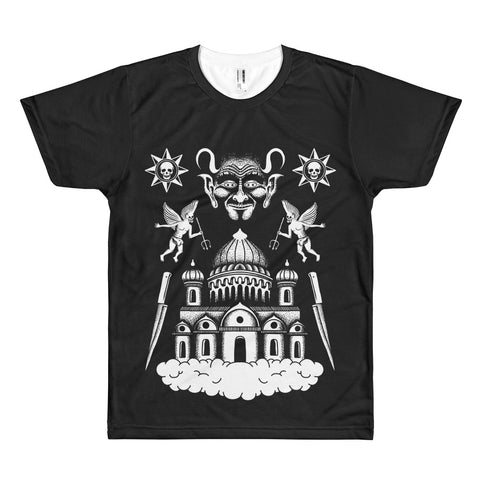 DEVIL`S CHURCH - Polyester tshirt